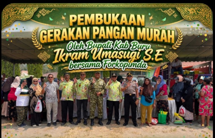 Peringati Hari Pangan Sedunia ke – 46 Pemda Kab Buru Gelar Pangan Murah